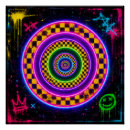 Search for circles squares posters Neon