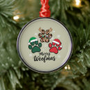 Search for dog lovers christmas tree decorations Santa