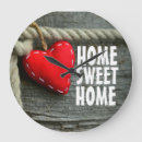 Search for home sweet home clocks Rustic