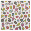 Search for day of the dead fabric Sugar skull