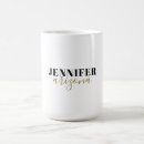 Search for cute girly mugs Script typography