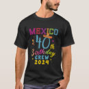 Search for mexico birthday tshirts 40th