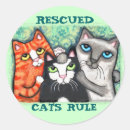 Search for rescue cat stickers Lover