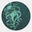 Search for vintage octopus illustration stickers Sea