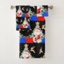 Search for santa claus bath towels Rudolph