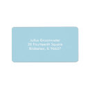 Search for light blue labels Unique