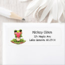 Search for frogs return address labels Toad