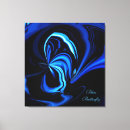 Search for abstract butterfly canvas prints Blue