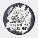 Search for white cat magnets Funny