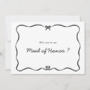 Search for maid of honor proposal Bow