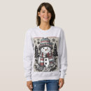 Search for snowman womens hoodies Modern