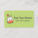 Search for bag business cards Green tea