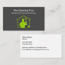 Search for commercial cleaning business cards Residential