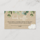Search for book raffle tickets baby shower Greenery
