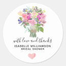 Search for heart bridal shower stickers Flowers