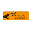 Search for black crows return address labels Creepy