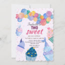 Search for mermaid 2nd birthday invitations Cute