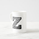 Search for letter z mugs Black and white