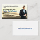 Search for church business cards Simple