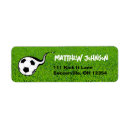 Search for soccer return address labels Grass