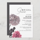 Search for grey bridal shower invitations Stylish