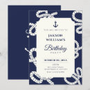 Search for seal birthday invitations Blue
