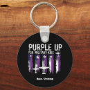 Search for supporters key rings Purple