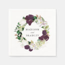 Search for plum wedding napkins Elegant