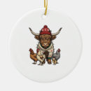 Search for highland cow christmas tree decorations Cowboy