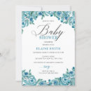 Search for dusty blue baby boy shower invitations Simple