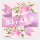 Search for vintage purple baby shower stickers For her