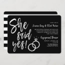 Search for black and white dinner party invitations Simple