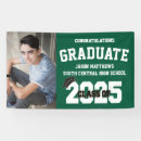 Search for green graduation banners Simple