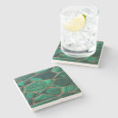Search for malachite coasters Green