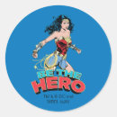Search for retro comic stickers Wonder woman