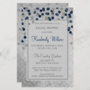 Search for blue and silver bridal shower invitations Boho