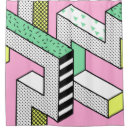 Search for 3d shower curtains Funky