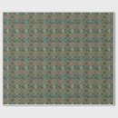 Search for textile wrapping paper Teal