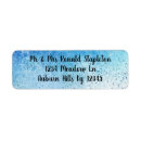 Search for splatter paint return address labels Blue