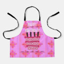 Search for friend birthday aprons Girly