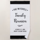 Search for reunion beach towels Party