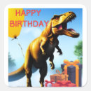Search for dino birthday party stickers Tyrannosaurus