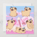 Search for love pug cards Kawaii
