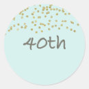 Search for 40 birthday stickers Sparkle