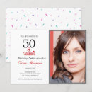 Search for fabulous 50 invitations White