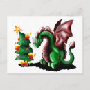 Search for cartoon dragon postcards Red
