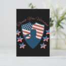 Search for veteran thank you cards Usa flag