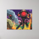 Search for alien canvas prints Science