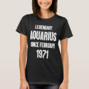 Search for aquarius birthday tshirts Since