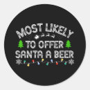 Search for offering stickers Santa